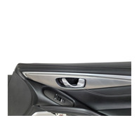 2017-2022 Infiniti Q60 Front Right Door Panel Black, 80900-5CN8B, F041, OEM, 2017, 2018, 2019, 2020, 2021, 2022