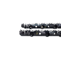 2017-2022 Infiniti Q60 Bumper Bracket Beam Retainer Rear Left/Right Set 85221-5CA0A, F041, OEM, 2017, 2018, 2019, 2020, 2021, 2022