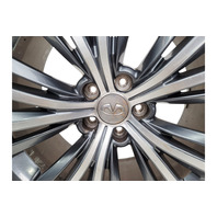 2017-2022 Infiniti Q60 Alloy Wheel Rim 20-Spoke 19x9, D0C00-5CA3A, #2, F041, OEM, 2017, 2018, 2019, 2020, 2021, 2022