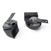 2017-2022 Infiniti Q60 High Low Pitch Tone Horn Signal Siren, 25610-5CA0A, 25620-5CA1B, F041, OEM, 2017, 2018, 2019, 2020, 2021, 2022
