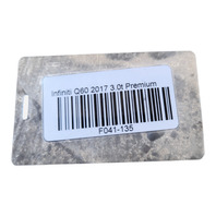 2017-2022 Infiniti Q60 Air Intake Cleaner Box 16500-5CA0A, F041, OEM, 2017, 2018, 2019, 2020, 2021, 2022
