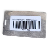2017-2022 Infiniti Q60 Radiator Core Support Bracket Center 62501-4HH0A, F041, OEM, 2017, 2018, 2019, 2020, 2021, 2022