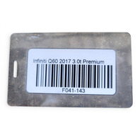2017-2022 Infiniti Q60 Inverter Cooling Sub Radiator, 21457-5CA5B, F041, OEM, 2017, 2018, 2019, 2020, 2021, 2022