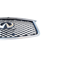 2017-2018 Infiniti Q60 Front Bumper Grill Grille Chrome, F2310-5CA0K, F041, OEM, 2017, 2018