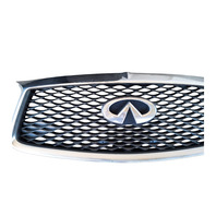 2017-2018 Infiniti Q60 Front Bumper Grill Grille Chrome, F2310-5CA0K, F041, OEM, 2017, 2018