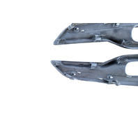 2017-2022 Infiniti Q60 Front Bumper Cover Fog Light Grille Bezel Left/Right Set, 62256-5CA0A, 62257-5CA0A, F041, OEM, 2017, 2018, 2019, 2020, 2021, 2022