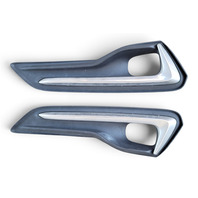 2017-2022 Infiniti Q60 Front Bumper Cover Fog Light Grille Bezel Left/Right Set, 62256-5CA0A, 62257-5CA0A, F041, OEM, 2017, 2018, 2019, 2020, 2021, 2022 2017-2022 Infiniti Q60 Front Bumper Cover Fog Light Grille Bezel Left/Right Set, 62256-5CA0A, 62257-5CA0A, F041, OEM, 2017, 2018, 2019, 2020, 2021, 2022