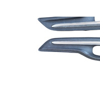 2017-2022 Infiniti Q60 Front Bumper Cover Fog Light Grille Bezel Left/Right Set, 62256-5CA0A, 62257-5CA0A, F041, OEM, 2017, 2018, 2019, 2020, 2021, 2022