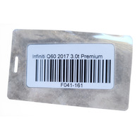 2017-2022 Infiniti Q60 Rear Left/Drivers Knuckle Spindle 43019-5CA0A, F041, OEM, 2017, 2018, 2019, 2020, 2021, 2022