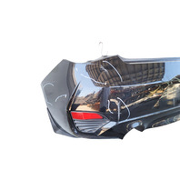 2017-2022 Infiniti Q60 Rear Bumper Cover Black, 85022-5CA0H, F041, OEM, 2017, 2018, 2019, 2020, 2021, 2022