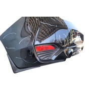 2017-2022 Infiniti Q60 Rear Bumper Cover Black, 85022-5CA0H, F041, OEM, 2017, 2018, 2019, 2020, 2021, 2022