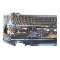 2017-2022 Infiniti Q60 Rear Bumper Cover Black, 85022-5CA0H, F041, OEM, 2017, 2018, 2019, 2020, 2021, 2022