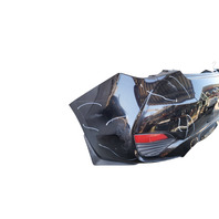 2017-2022 Infiniti Q60 Rear Bumper Cover Black, 85022-5CA0H, F041, OEM, 2017, 2018, 2019, 2020, 2021, 2022