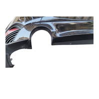 2017-2022 Infiniti Q60 Rear Bumper Cover Black, 85022-5CA0H, F041, OEM, 2017, 2018, 2019, 2020, 2021, 2022