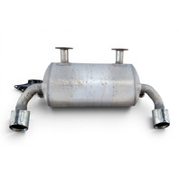 2017-2022 Infiniti Q60 Rear Exhaust Muffler 20100-6HH0A, F041, OEM, 2017, 2018, 2019, 2020, 2021, 2022