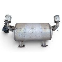 2017-2022 Infiniti Q60 Rear Exhaust Muffler 20100-6HH0A, F041, OEM, 2017, 2018, 2019, 2020, 2021, 2022