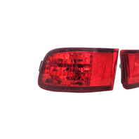 2003-2009 Toyota 4Runner Rear Right/Left Bumper Reflector Marker Set, 81590-60141, 81580-60111, F042, OEM, 2003, 2004, 2005, 2006, 2007, 2008, 2009