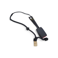 2003-2005 Toyota 4Runner Seat Belt Buckle, Front Left/Driver Black, 73230-35830-B1, F042, OEM, 2003, 2004, 2005