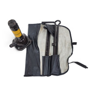 2003-2005 Toyota 4Runner Jack Spare Tool Holder Bag Pouch w/Tools 09111-35180, F042, OEM, 2003, 2004, 2005