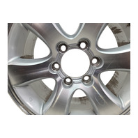 2003-2009 Toyota 4Runner Alloy Wheel, Rim Disc, 6 Spoke 17x7.5 #5, F042, OEM, 2003, 2004, 2005, 2006, 2007, 2008, 2009