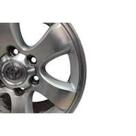 2003-2009 Toyota 4Runner Alloy Wheel, Rim Disc, 6 Spoke 17x7.5 #4, F042, OEM, 2003, 2004, 2005, 2006, 2007, 2008, 2009