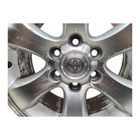 2003-2009 Toyota 4Runner Alloy Wheel, Rim Disc, 6 Spoke 17x7.5 #2, F042, OEM, 2003, 2004, 2005, 2006, 2007, 2008, 2009