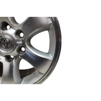 2003-2009 Toyota 4Runner Alloy Wheel, Rim Disc, 6 Spoke 17x7.5 #2, F042, OEM, 2003, 2004, 2005, 2006, 2007, 2008, 2009