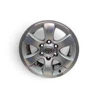 2003-2009 Toyota 4Runner Alloy Wheel, Rim Disc, 6 Spoke 17x7.5 #1, F042, OEM, 2003, 2004, 2005, 2006, 2007, 2008, 2009