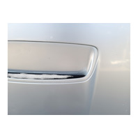 2003-2009 Toyota 4Runner Hood Scoop Bonnet Grill Assembly Silver, 53301-35151, F042, OEM, 2003, 2004, 2005, 2006, 2007, 2008, 2009