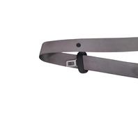 2003-2009 Toyota 4Runner Seat Belt Seatbelt Front Left Gray 73220-35710-B1, F042, OEM, 2003, 2004, 2005, 2006, 2007, 2008, 2009