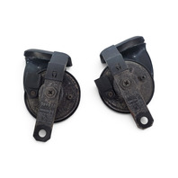 2003-2009 Toyota 4Runner High/Low Pitch Horn Assembly Set (2), F042, OEM, 2003, 2004, 2005, 2006, 2007, 2008, 2009