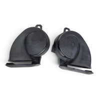 2003-2009 Toyota 4Runner High/Low Pitch Horn Assembly Set (2), F042, OEM, 2003, 2004, 2005, 2006, 2007, 2008, 2009