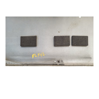 2003-2006 Toyota 4Runner Door Molding Trim Front Left/Driver, Silver, 75732-35110-B0, F042, OEM, 2003, 2004, 2005, 2006