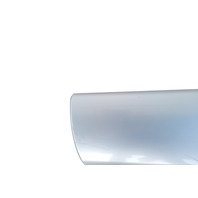 2003-2006 Toyota 4Runner Rear Door Molding Trim Left/Driver Silver, 75742-35110-B0, F042, OEM, 2003, 2004, 2005, 2006