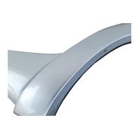 2003-2006 Toyota 4Runner Rear Door Molding Trim Left/Driver Silver, 75742-35110-B0, F042, OEM, 2003, 2004, 2005, 2006