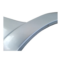 2003-2006 Toyota 4Runner Rear Door Molding Trim Left/Driver Silver, 75742-35110-B0, F042, OEM, 2003, 2004, 2005, 2006