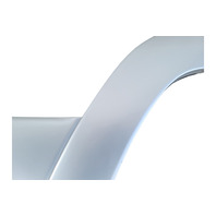 2003-2006 Toyota 4Runner Rear Door Molding Trim Left/Driver Silver, 75742-35110-B0, F042, OEM, 2003, 2004, 2005, 2006