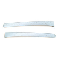 2003-2006 Toyota 4Runner Filler Bumper Headlight Cover Set Silver, 52513-35080, F042, OEM, 2003, 2004, 2005, 2006