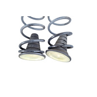 2003-2009 Toyota 4Runner Rear Left/Right Shock Spring Coil Set RWD, F042, OEM, 2003, 2004, 2005, 2006, 2007, 2008, 2009