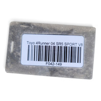 2003-2009 Toyota 4Runner Under Engine Cover Shield No.1 51405-35140, F042, OEM, 2003, 2004, 2005, 2006, 2007, 2008, 2009