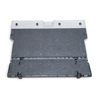2003-2009 Toyota 4Runner Rear Trunk Trim Hard Floor Mat Gray, 58401-35010-B0, F042, OEM, 2003, 2004, 2005, 2006, 2007, 2008, 2009