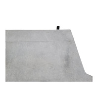 2003-2009 Toyota 4Runner Rear Trunk Trim Hard Floor Mat Gray, 58401-35010-B0, F042, OEM, 2003, 2004, 2005, 2006, 2007, 2008, 2009