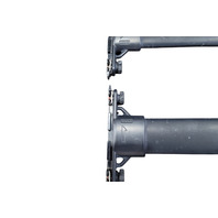 2003-2009 Toyota 4Runner OEM Roof Rack Cross Bars Pair Black 63047-35021, F042, OEM, 2003. 2004, 2005, 2006, 2007, 2008, 2009