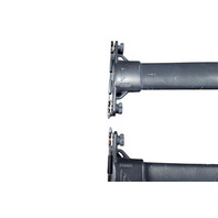 2003-2009 Toyota 4Runner OEM Roof Rack Cross Bars Pair Black 63047-35021, F042, OEM, 2003. 2004, 2005, 2006, 2007, 2008, 2009
