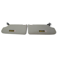2007-2008 Acura TL Sun Visor Sunvisor Left/Right Set Gray Grey  83230-SEP-A02ZE, F043, OEM, 2007, 2008