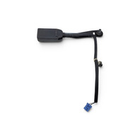 2005-2008 Acura TL Seat Belt Buckle Front Left Graphite Black, 04816-SEP-A11ZA, F043, OEM, 2005, 2006, 2007, 2008