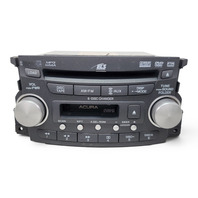 2007-2008 Acura TL Type-S 6 Disc CD Changer Player Tape AM/FM Radio 39100-SEP-A60ZA, F043, OEM, 2007, 2008