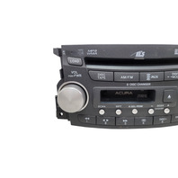 2007-2008 Acura TL Type-S 6 Disc CD Changer Player Tape AM/FM Radio 39100-SEP-A60ZA, F043, OEM, 2007, 2008