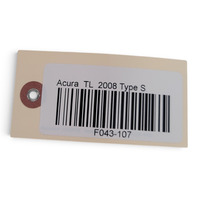 2005-2008 Acura TL High/Low Note Horn Assembly 38150-SEP-306, 38100-SEP-306, F043, OEM, 2005, 2006, 2007, 2008