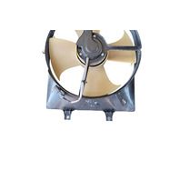 2004-2008 Acura TL Radiator Condenser Cooling Fan Motor w/Shroud Set, F043, OEM, 2004, 2005, 2006, 2007, 2008